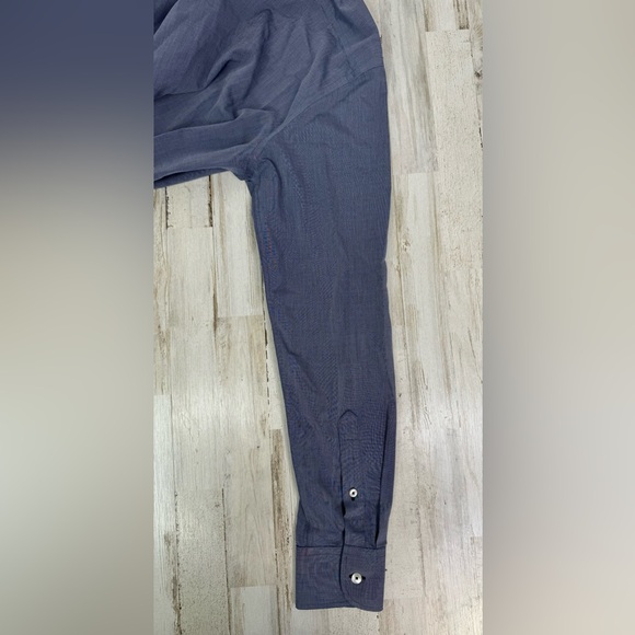 UNTUCKit Shirt Mens Small Grey Performance Stretch Dress Button Up - Picture 10 of 13